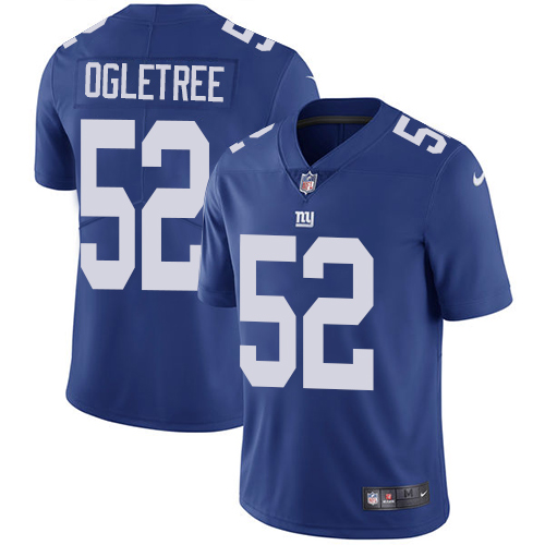 Nike Giants #52 Alec Ogletree Royal Blue Team Color Men's Stitched NFL Vapor Untouchable Limited Jersey - Click Image to Close